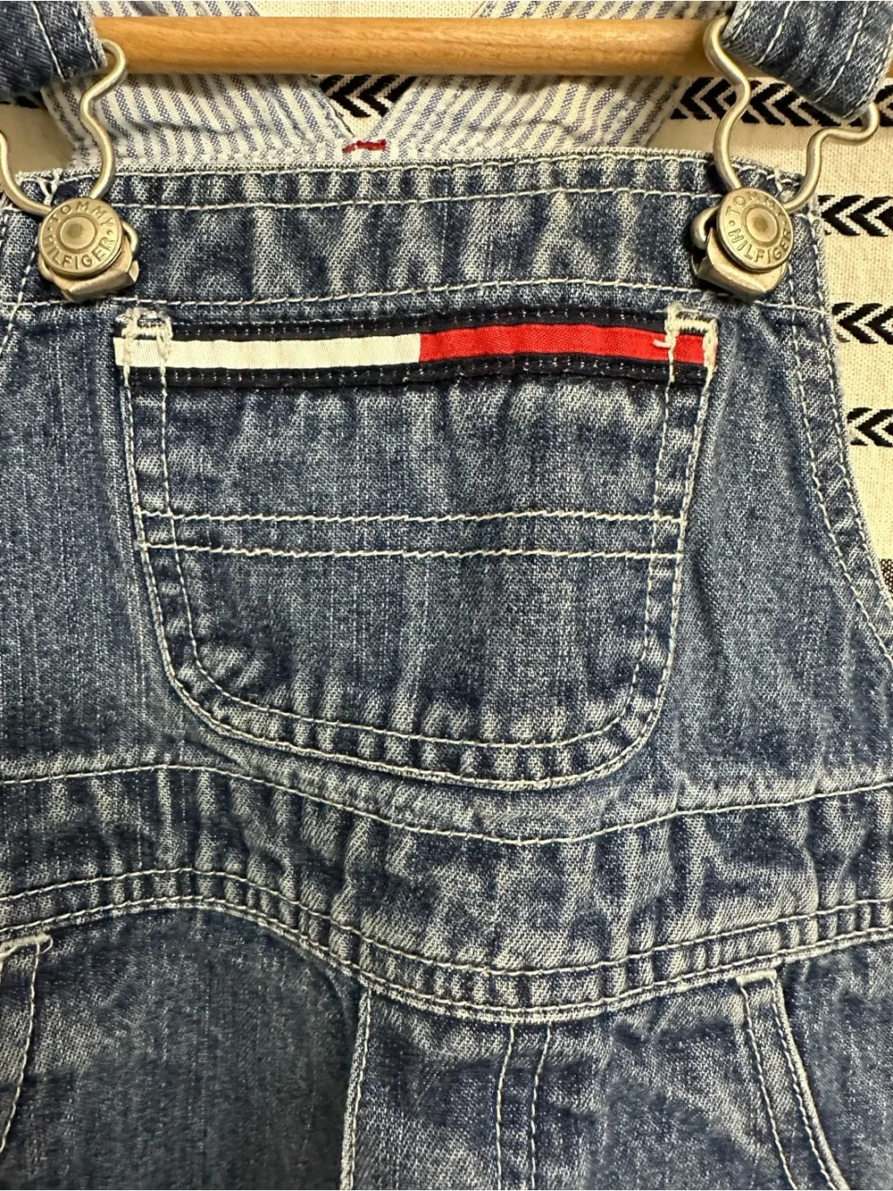 Tommy Hilfiger Kids Denim Overalls -Size 18-24M